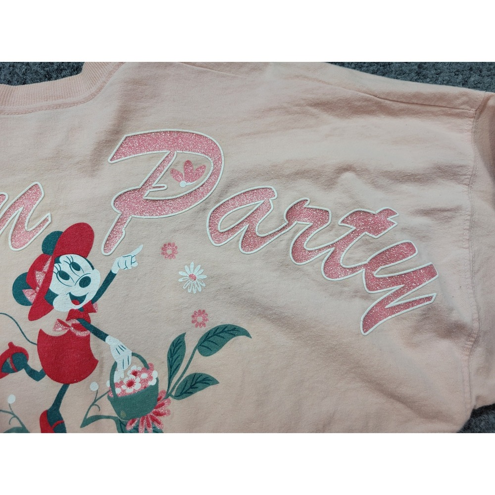 Disney Parks Spirit Jersey 2019 Flower & Garden Festival Minnie Mouse Pink XS - Picture 9 of 16